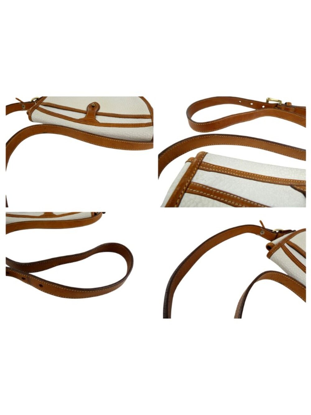 Dooney & Bourke Chalk Tan Pebble Leather Crossbody - Picture 9 of 16